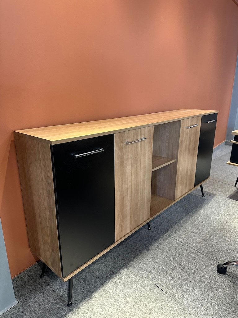 KLAS OFİS ÜSKÜDAR 200x90 cm MEŞE YÖNETİCİ TAKIMI SIFIR - 5