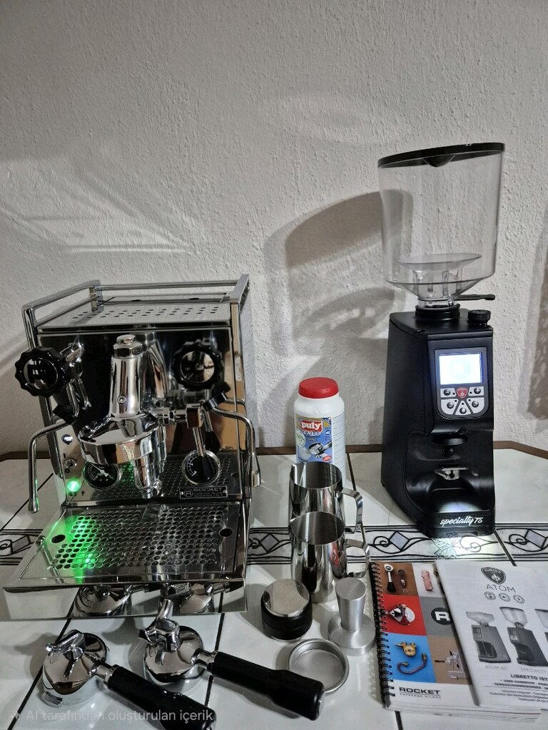 rocket kahve makinesi ve atom kahve öğütücü - 3