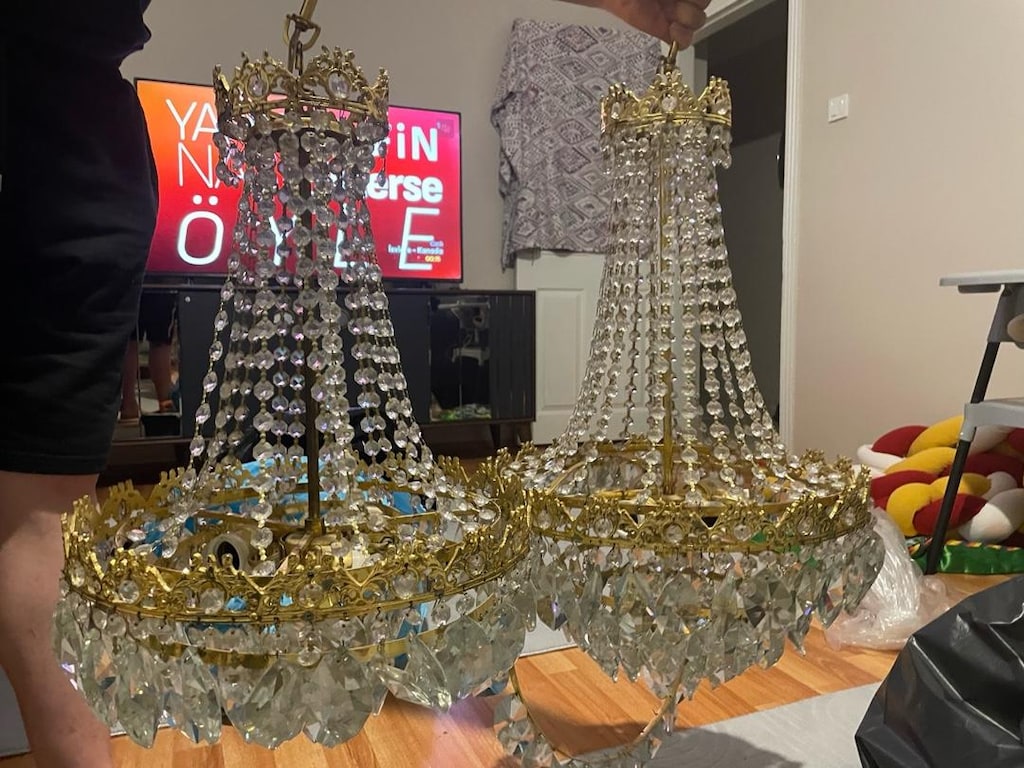 kristal sarkıt avize