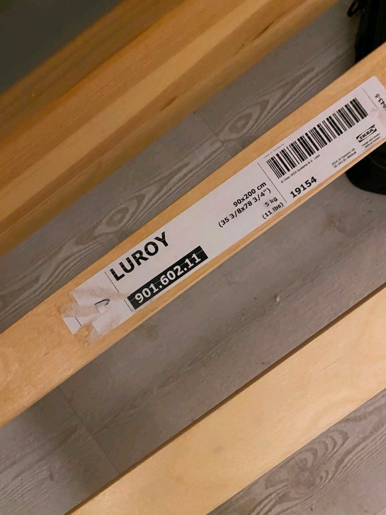 ikea luroy karyola ve yatak set - 3