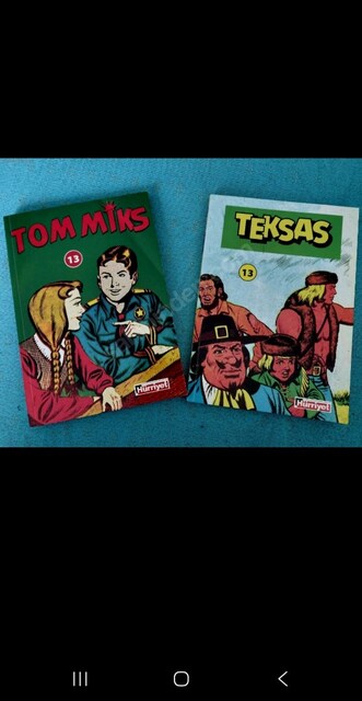 Gazeteden kuponla verilen tam cilt Teksas Tommiks