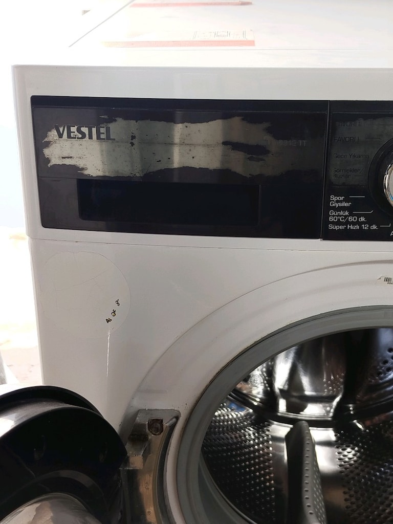 VESTEL 10 KG ÇAMAŞIR MAKİNESİ İZMİR İÇİ 3 AY GARANTİMİZ VARDIR - 5