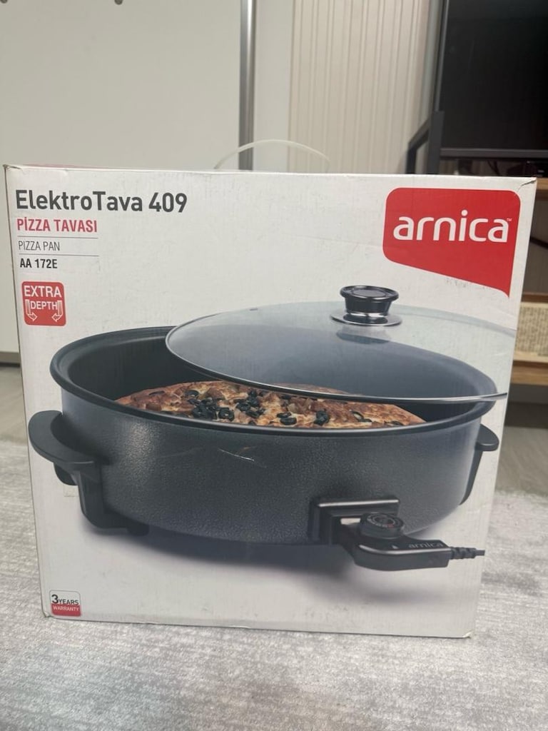 sıfır arnica elektrikli tava