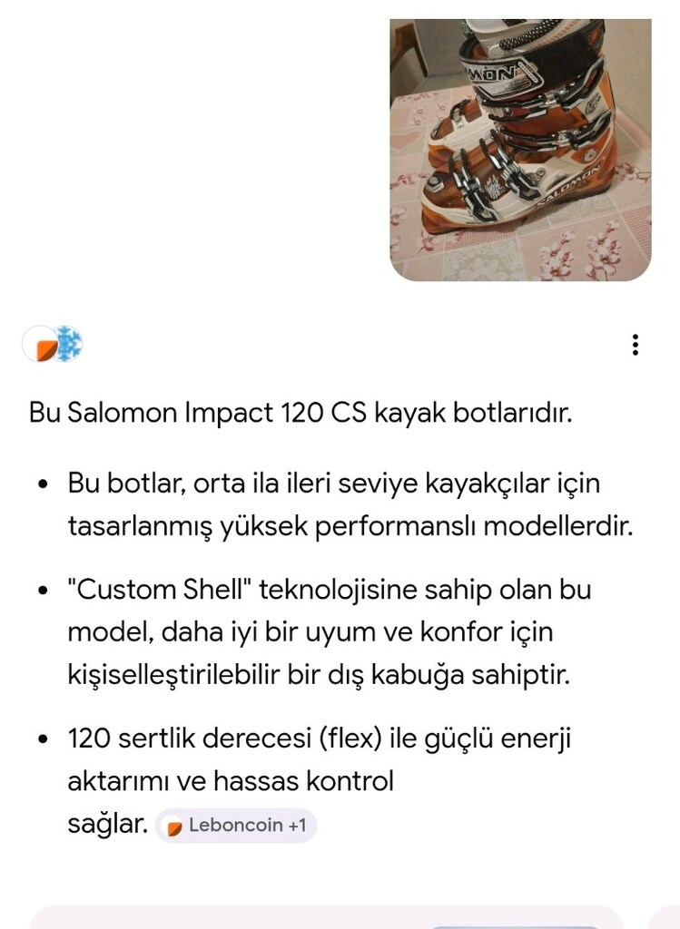 salomon impact 120 cs kayak botu - 9