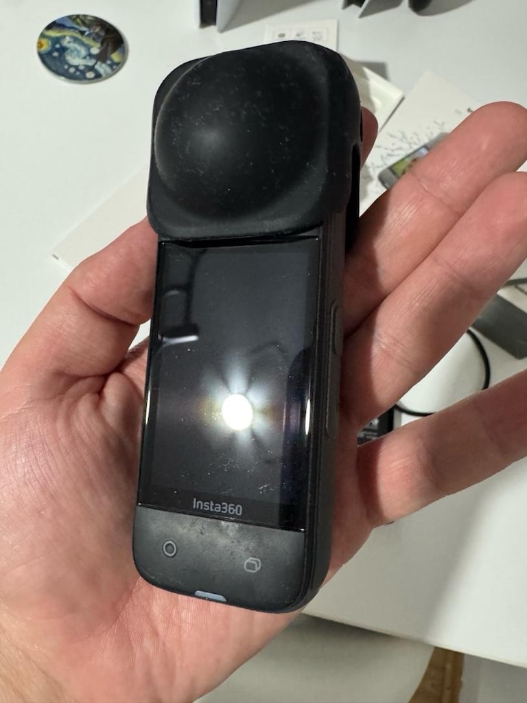 Insta360 x4 - Lens Cap, 3'lü Şarj Standı, Çift Batarya, 256 GB - 6