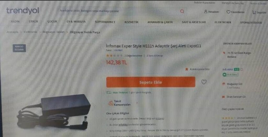 Exper M115 Netbook Parçaları - 8
