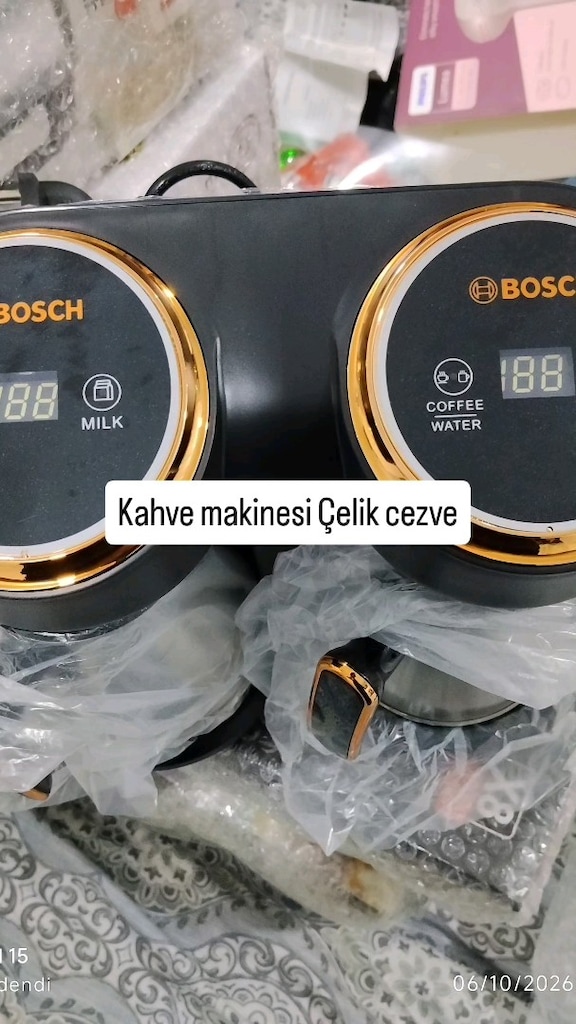 kahve makinesi...cam ....çelik ... plastik.. - 2