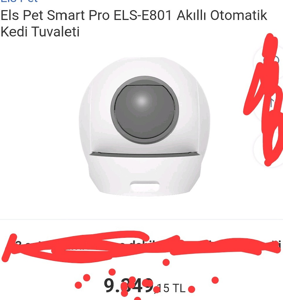 ELS-E801 kedi kum temizle - 2