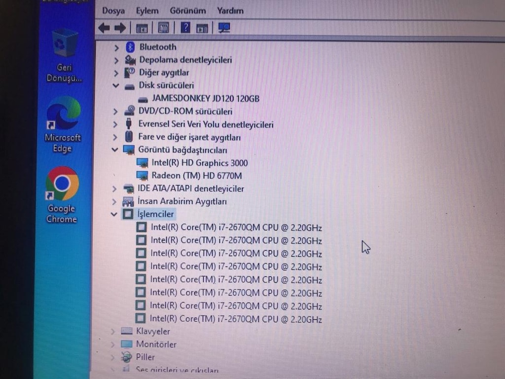 TERTEMİZ HATASIZ 8 ÇEKİRDEKLİ ÇİFT EKRAN KARTLI NOTEBOOK LAPTOP - 6