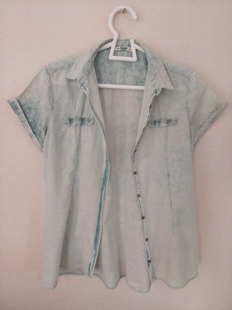 LEKE Jean bayan vual kumaş denim tunik - 4