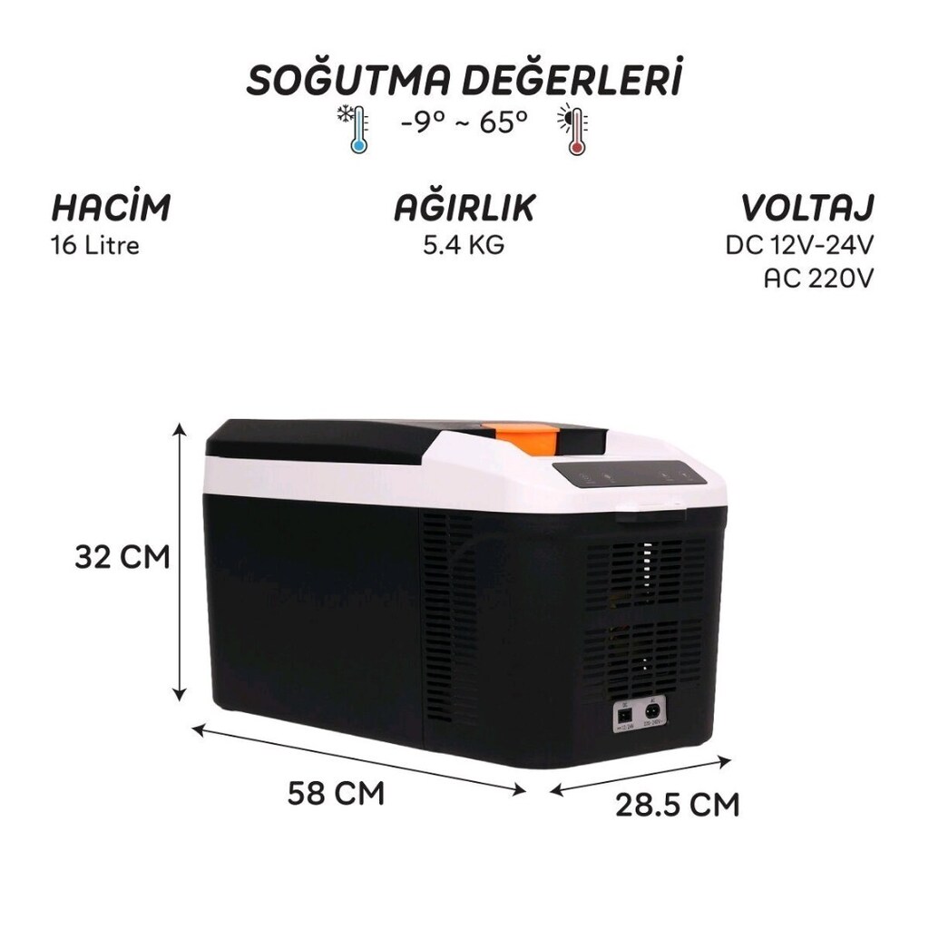IcePeak Rega Termoelektrikli Buzdolabı 16 Litre / SIFIR ÜRÜN - 6