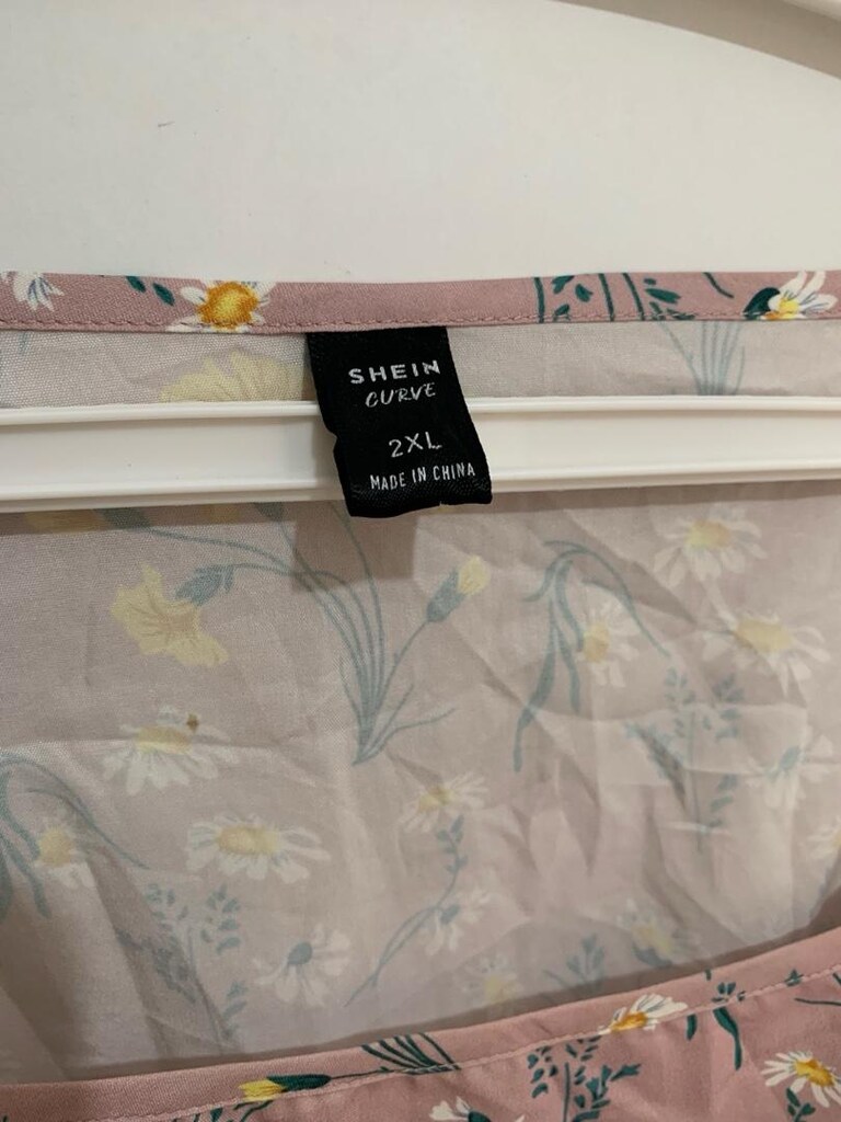 Shein 2XL-3XL uyumlu midii elbise - 4