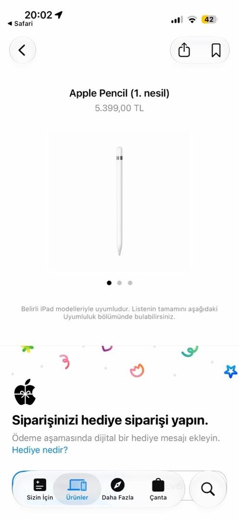 apple pencil 1. nesil yeni durumda - 4
