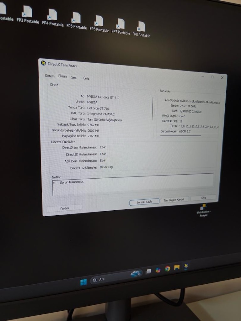 Amd 7900 güçlü işlemcili full desktop - 7