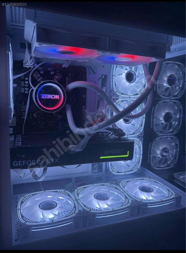 Sıfır Gaming Beyaz Sistem 2028 garantili - 7