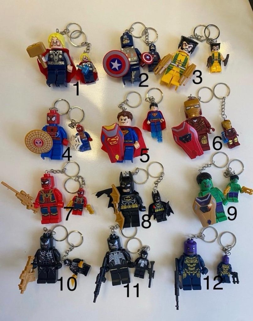 Lego Dev Marvel Figür Anahtarlıkları - 18