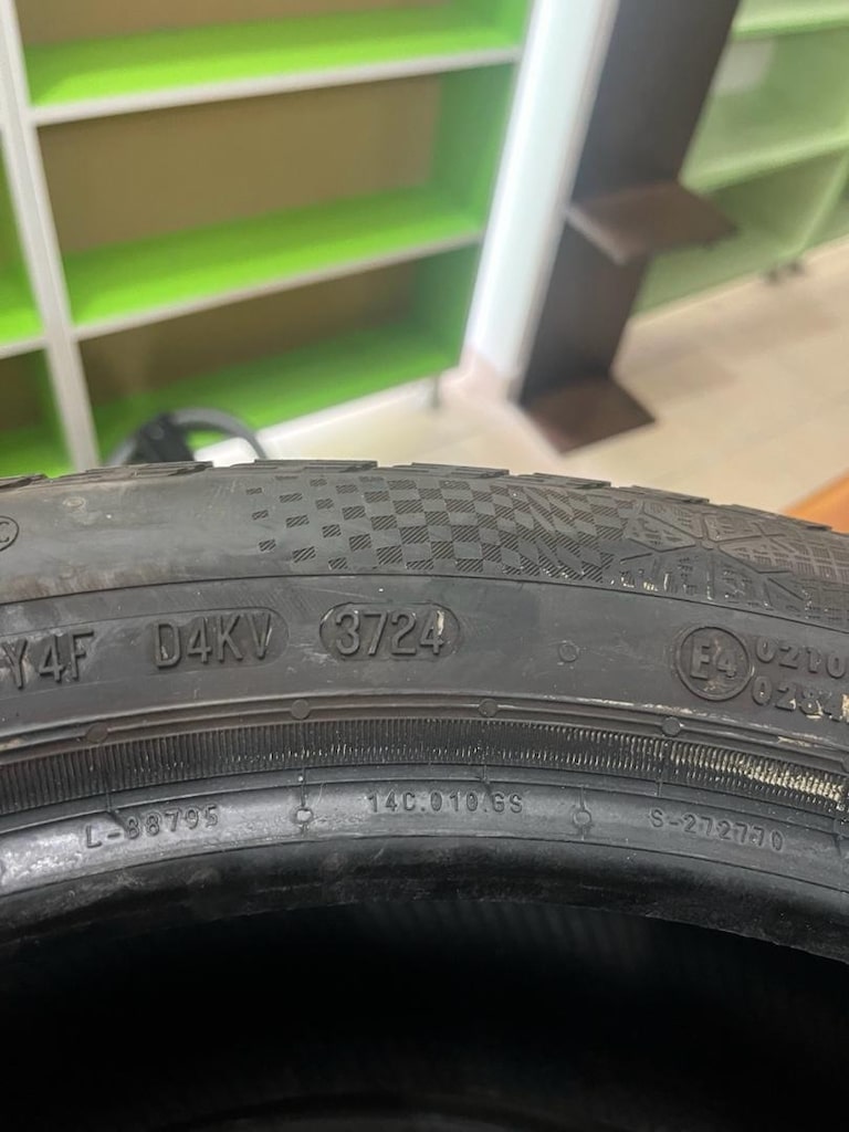 continantal marka kışlık sıfır ayarında işlemsiz 4 adet takım lastik - 7