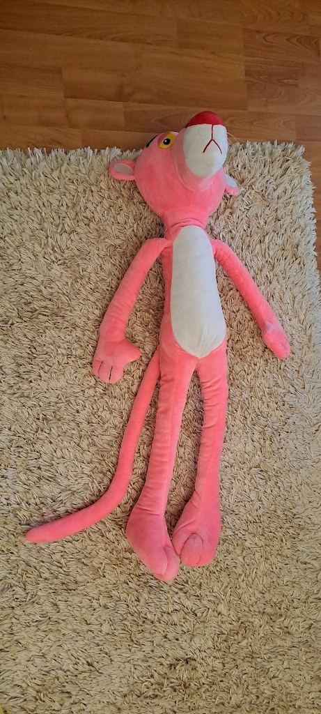 pembe panter pelus oyuncak - 9