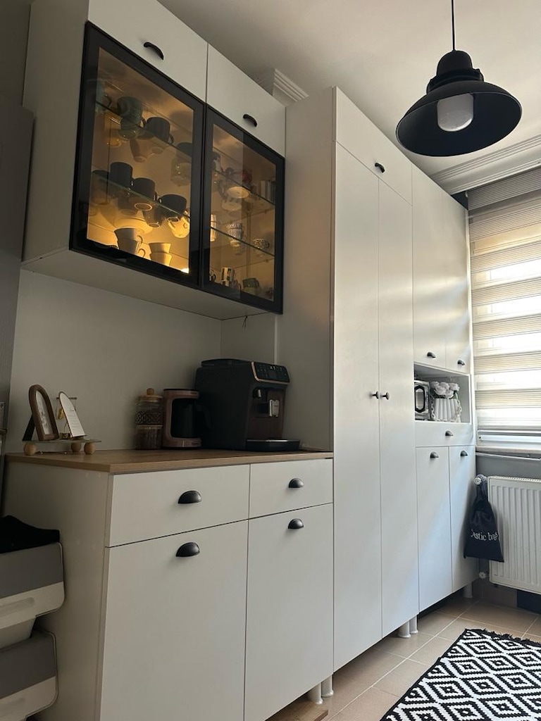 Kahve Köşesi - Mutfak dolabı sıfır ayarında Led aydınlatmalı - 3