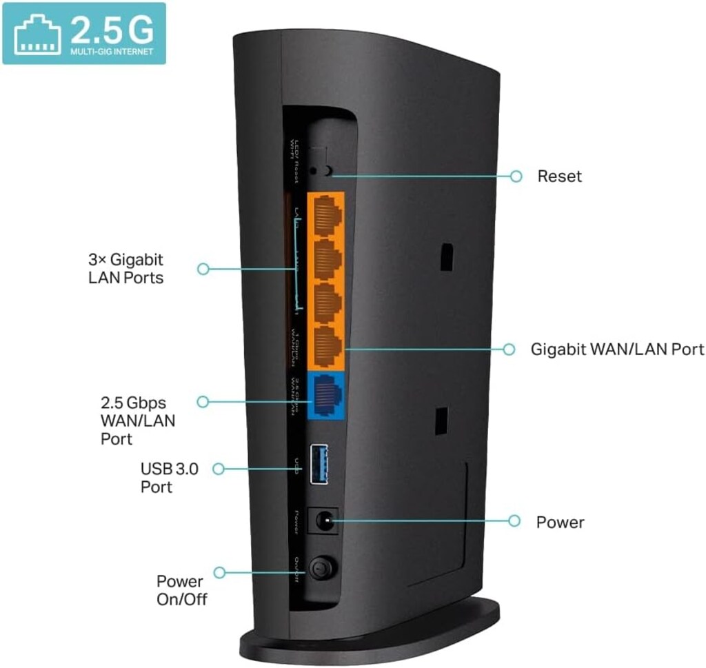 TP-LINK ARCHER AX80 | AX6000 | 2,5Gb Ethernet | Access Point | Modem - 4