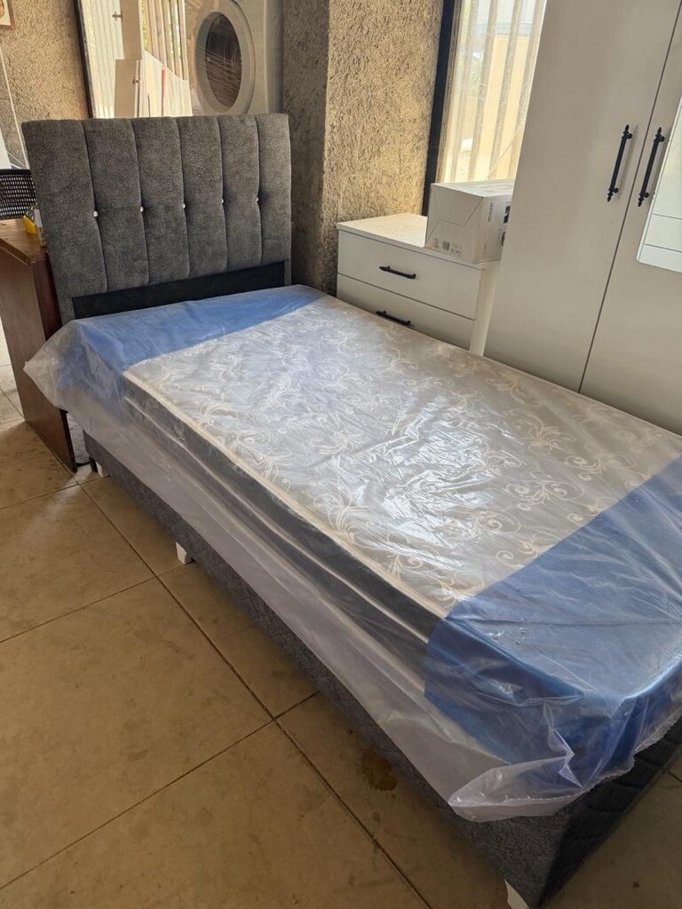 sıfır lüks tek kişilik baza başlık yatak - 3