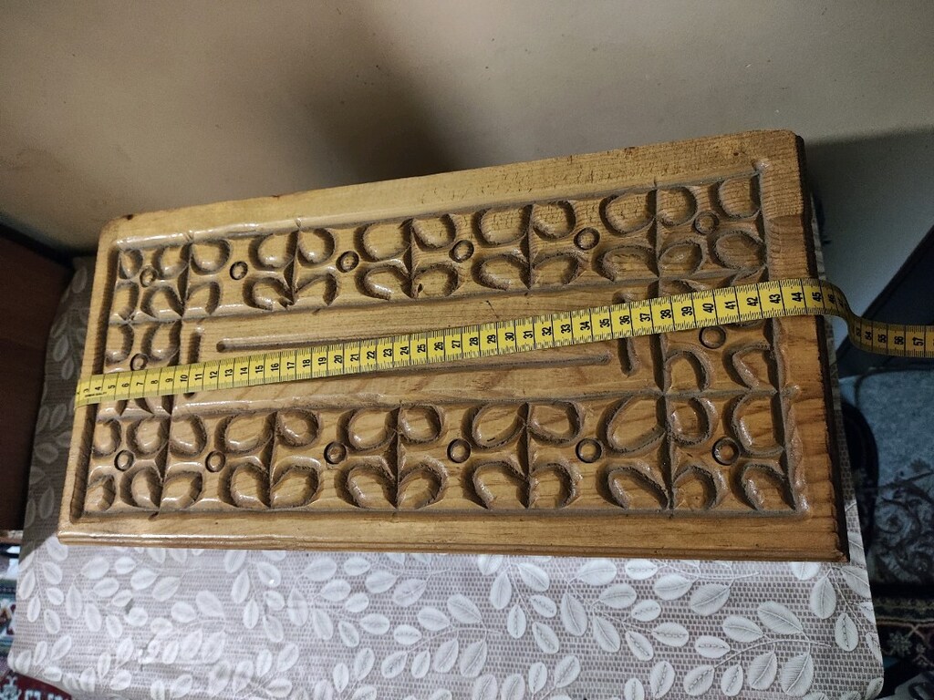 AHŞAP EL OYMALI TÜLBENT,YAZMA SANDIĞI - 7