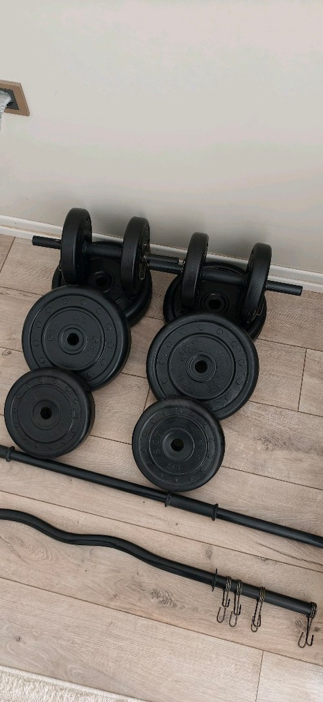dumbell , bar seti - 3