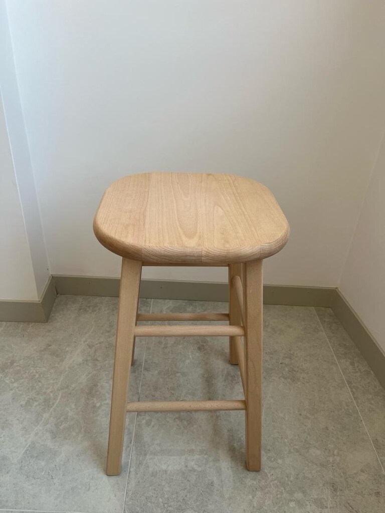 60 cm Ahşap Bar Taburesi - 7