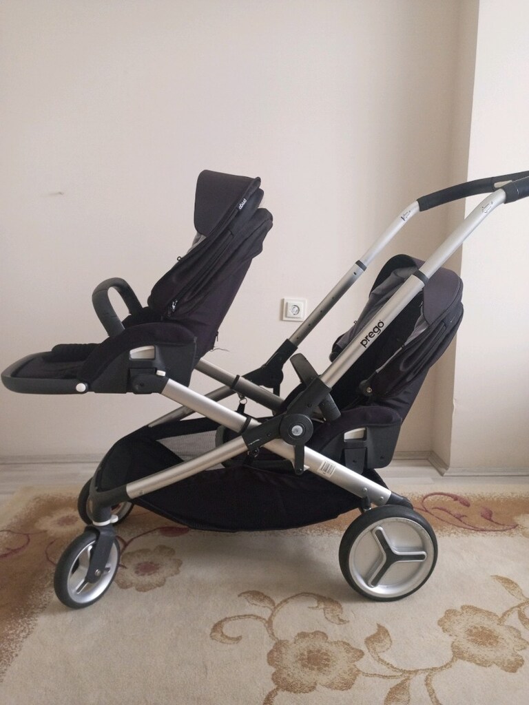 Prego İkiz Bebek Arabası – Çok Temiz Kullanılmış, Sorunsuz ve Kullanış - 9