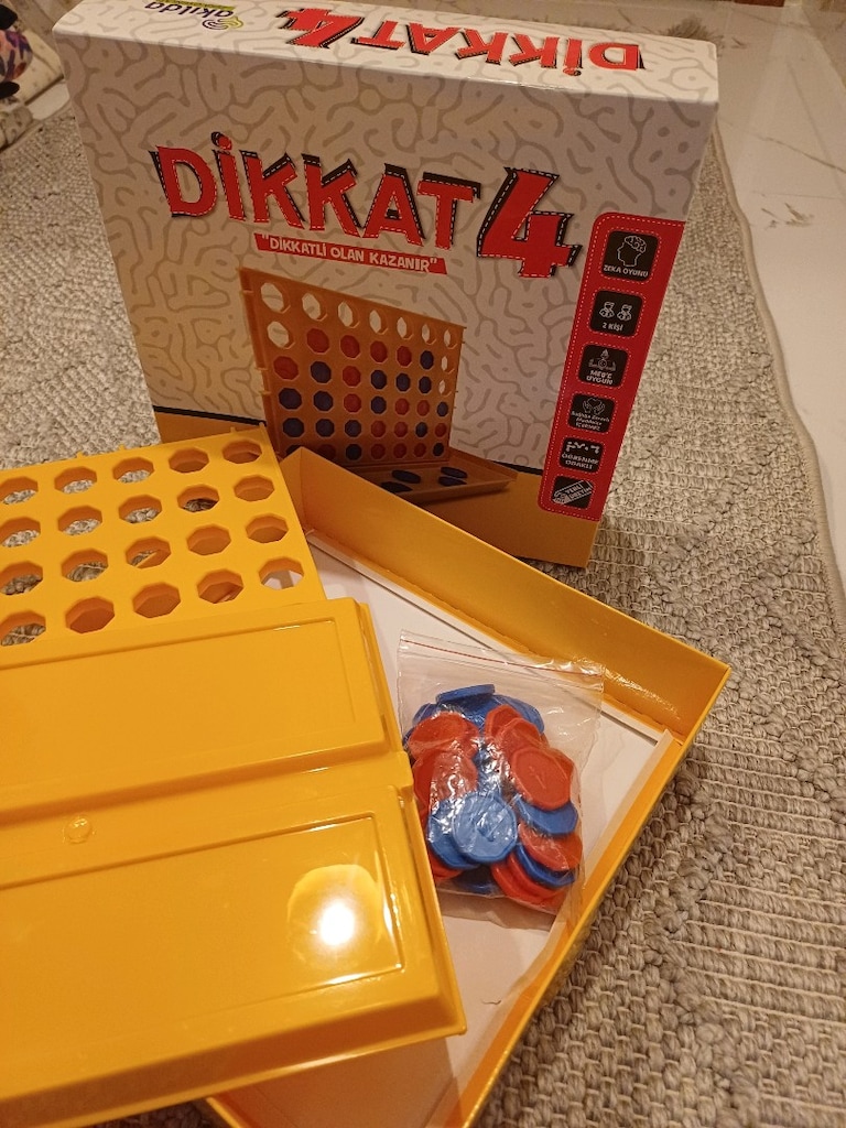Dikkat 4 kutu oyunu - 4