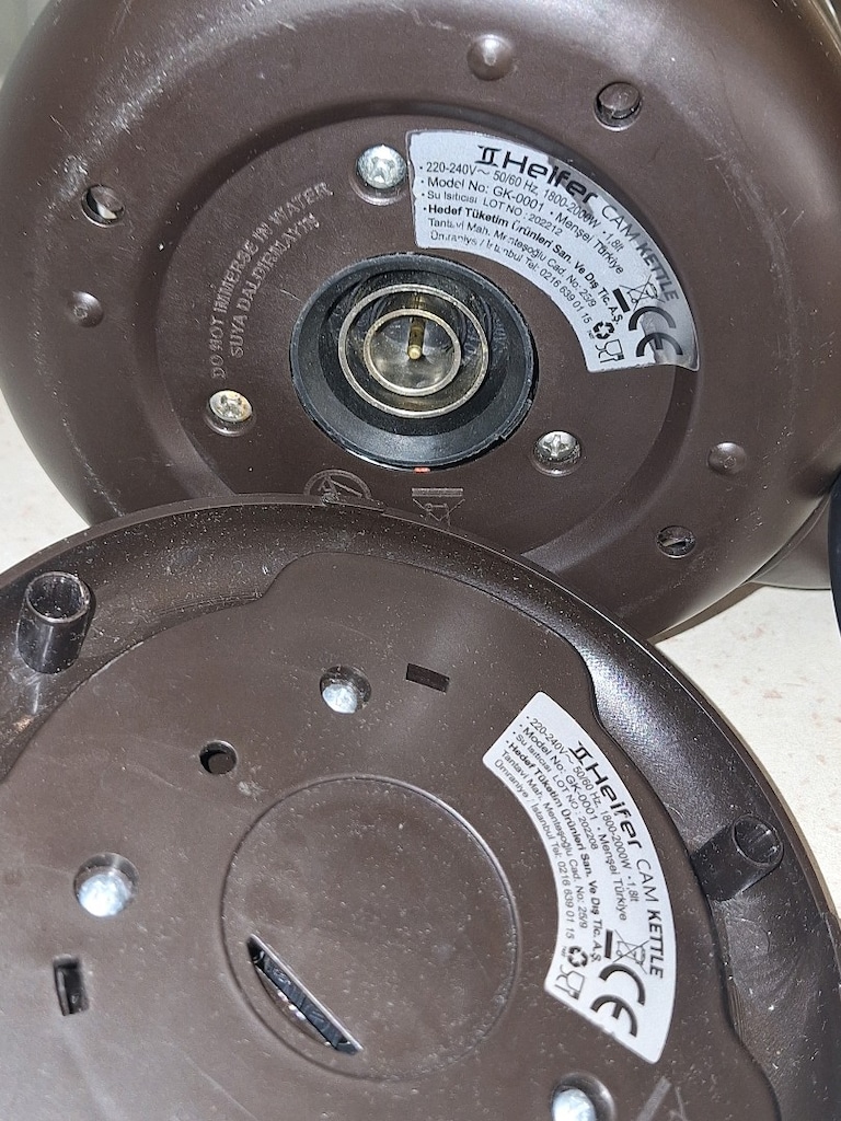 Gökkuşağı renklerinde Işıklı Cam kettle heifer - 8
