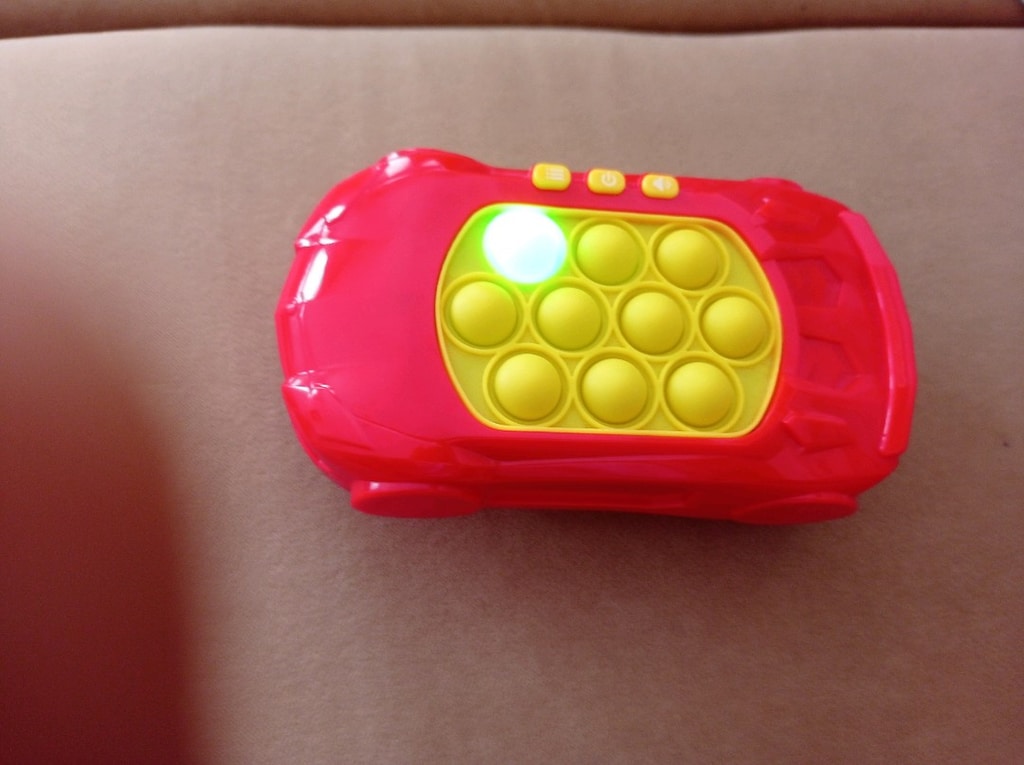 Popit, Otomatik Işıklı Sesli Popit, Araba Desenli - 2