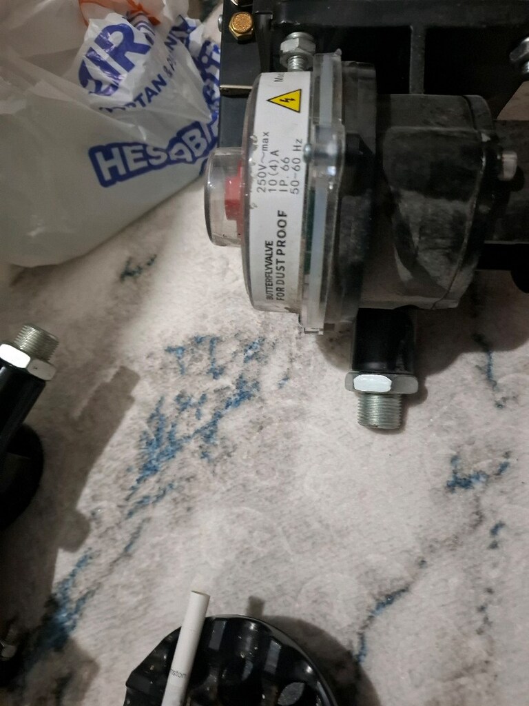 Pnömatik Toz Kelebek Vana SV2F ZG1/4 – 2-8 Bar Toz Transfer ve Boşaltm - 8