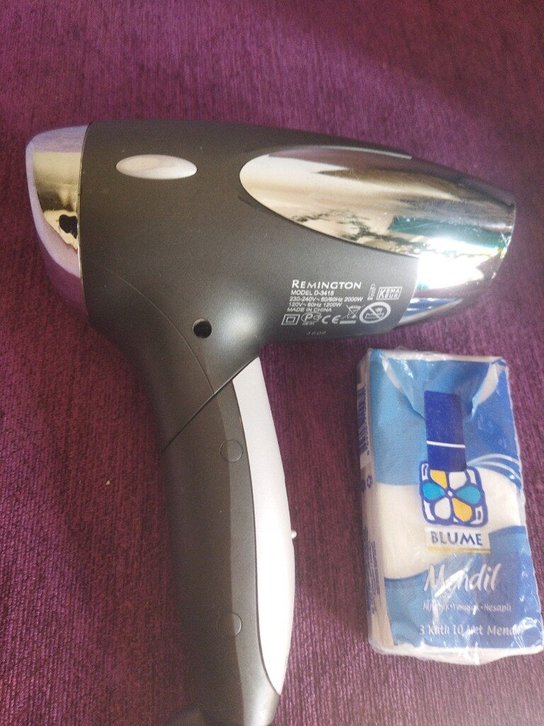 katlanır kulplu saç kurutma makinesi remington - 2