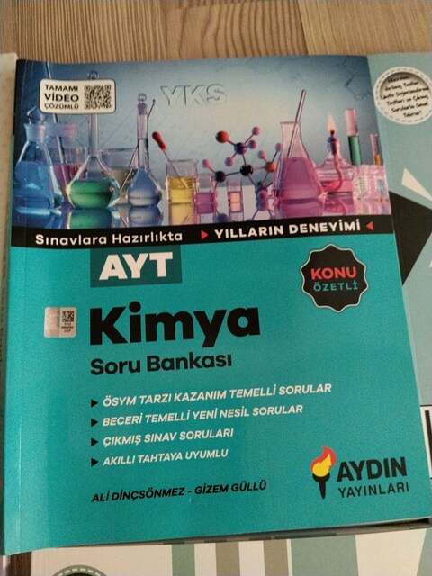 AYT fizik kimya biyoloji kitap