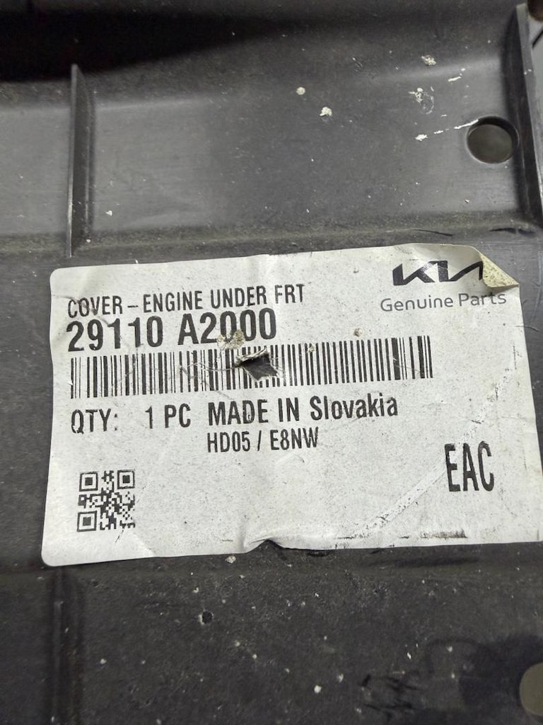 Kia ceed ön tampon alt muhafaza 2012-2016 sıfır orjinal 29110A2000 - 3