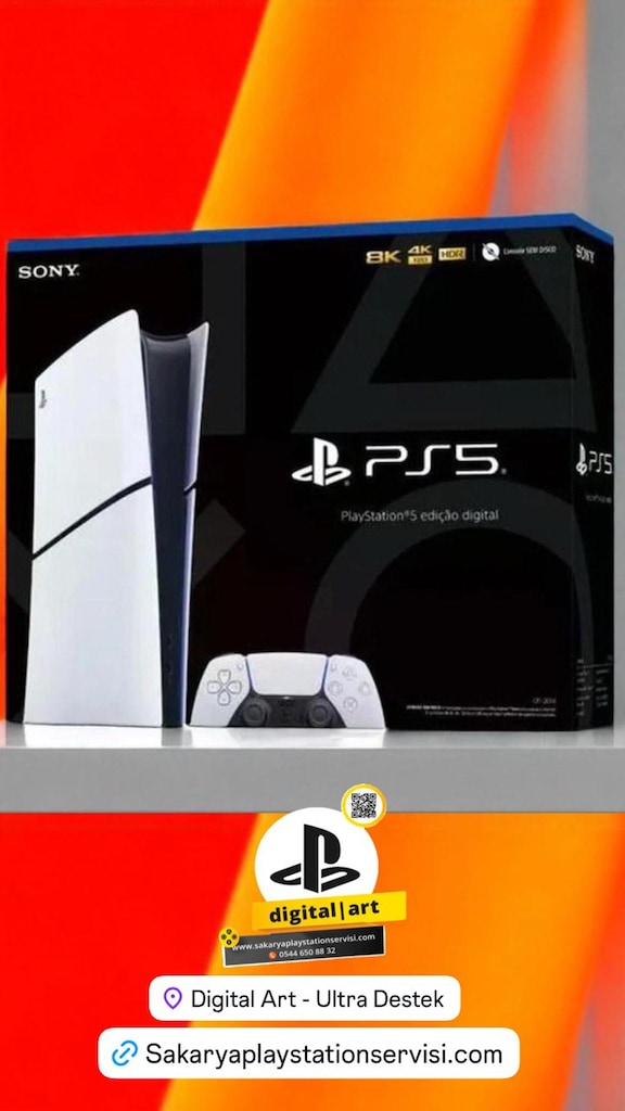 PS5 Slim Digital · DIGITAL ART · Konsol Mağazası - 5