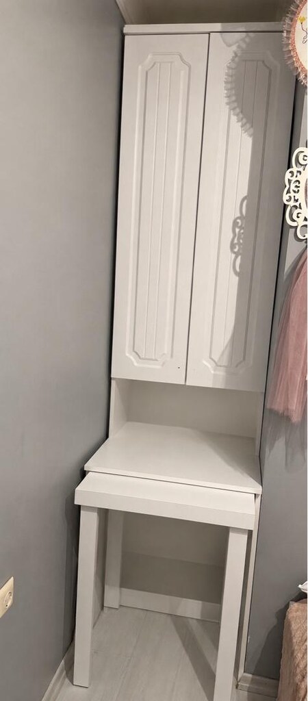 COUNTRY MDF MEMBRAN KAPAKLI KALİTELİ TEMİZ ÇALIŞMA MASASI VE DOLAP - 3