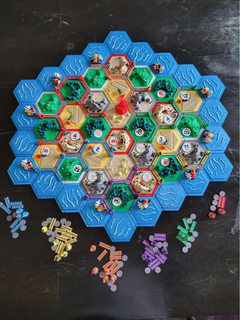 3 Boyutlu Catan Kutu Oyunu
