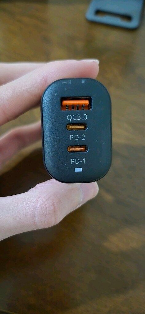 3 Çıkışlı 65Watt Hızlı Şarj Adaptörü - 3