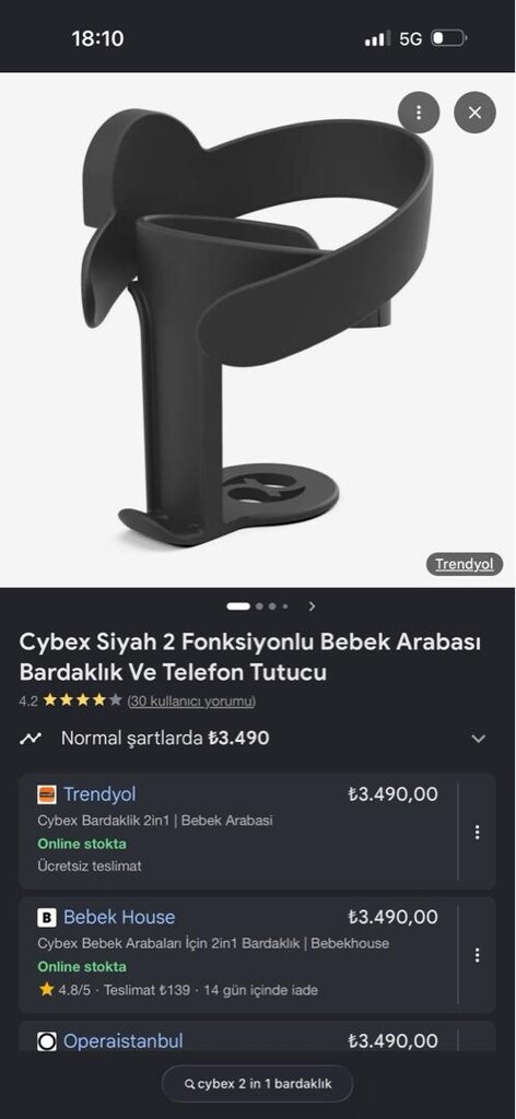 Cybex 2in1 bardaklık - 7