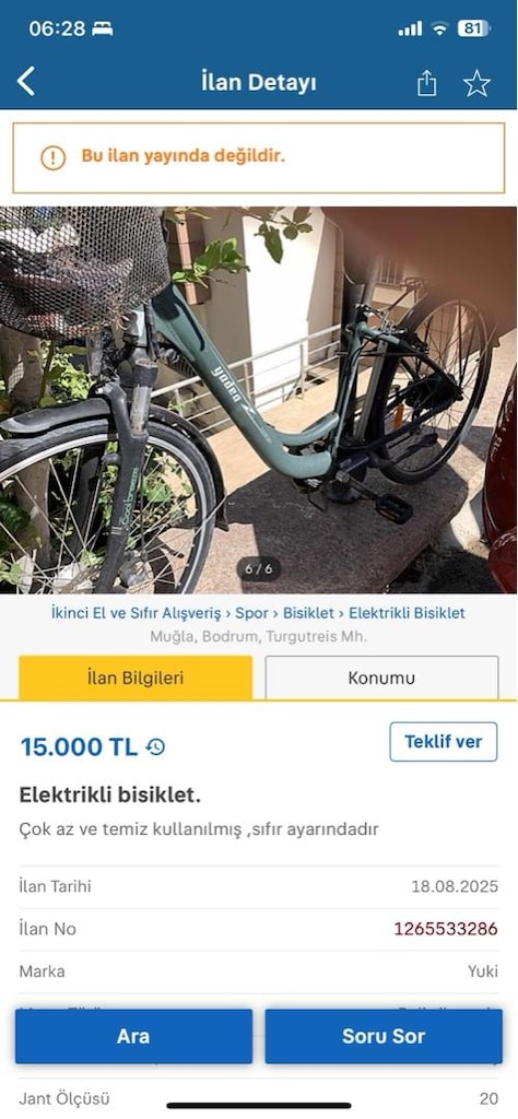Elektrikli bisiklet - 5