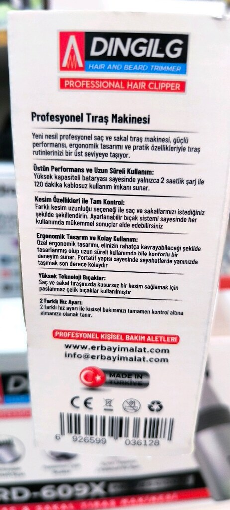 süper saç sakal tıraş Makinesi - 7