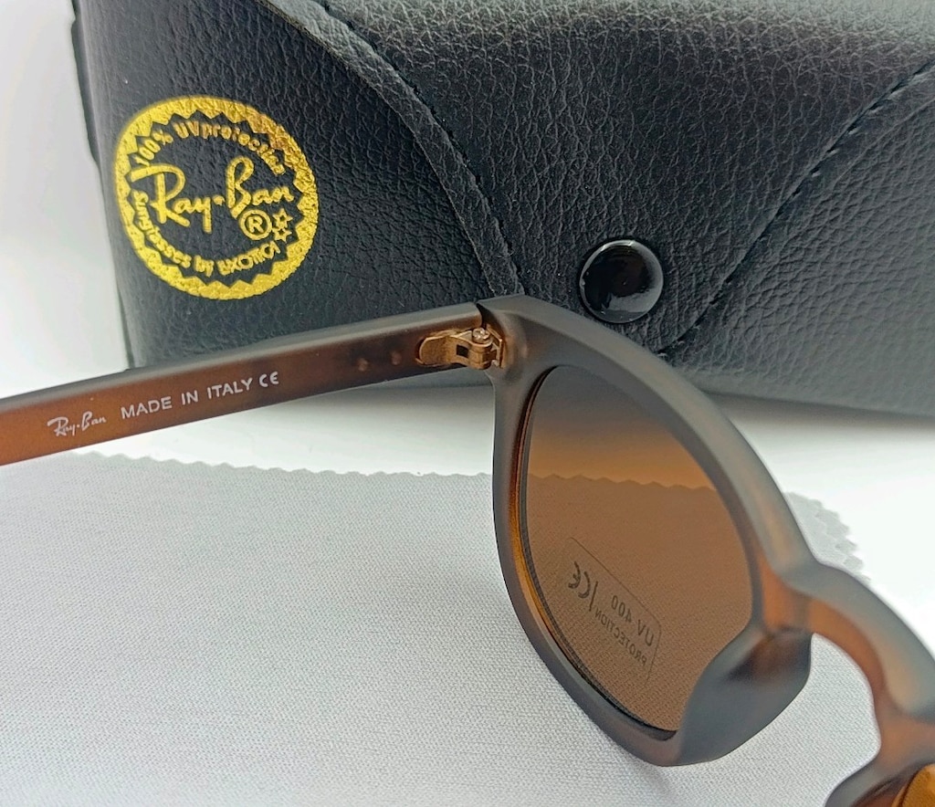 SIFIR KUTUSUNDA, RAYBAN (KEMİK) UV400 FİLTRELEME GÜNEŞ GÖZLÜĞÜ - 5