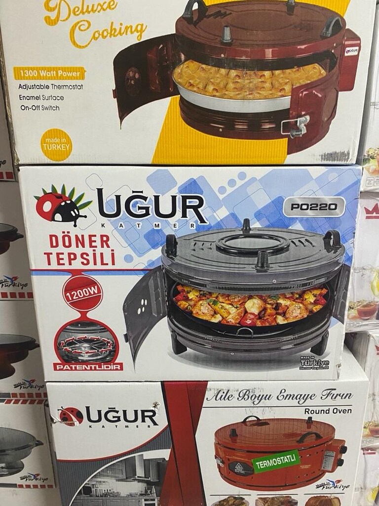 SIFIR . UĞUR . DÖNER TEPSİLİ ELEKTRİKLİ FIRIN.46-46-29 CM - 3