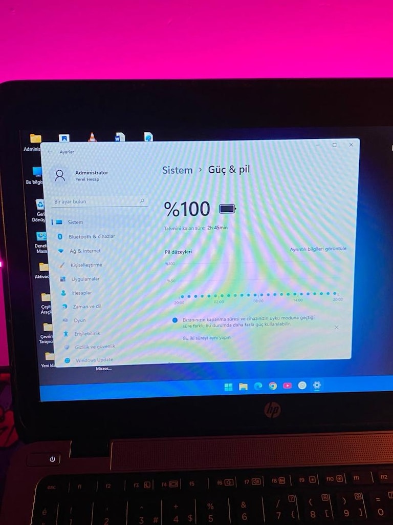 HP-İ7-16GB RAM-128GB SSD METAL KASA LAPTOP - 4