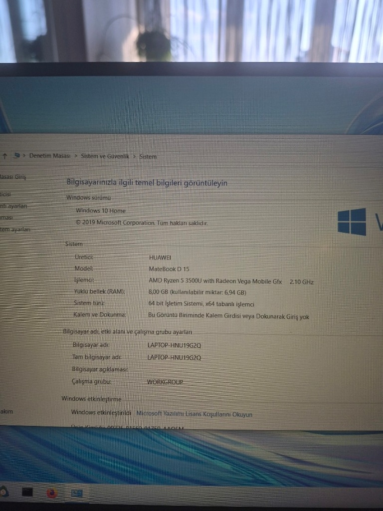 huawei matebook d15 - 2