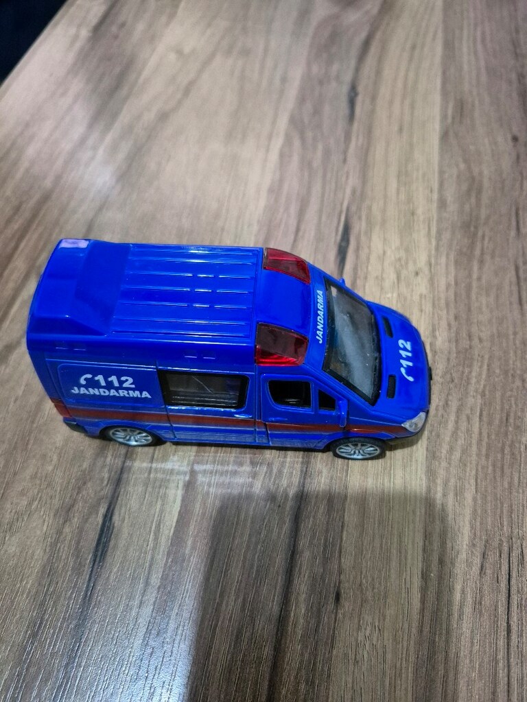 metal sesli çek bırak pille calisiyor 112 jandarma oyuncak - 4