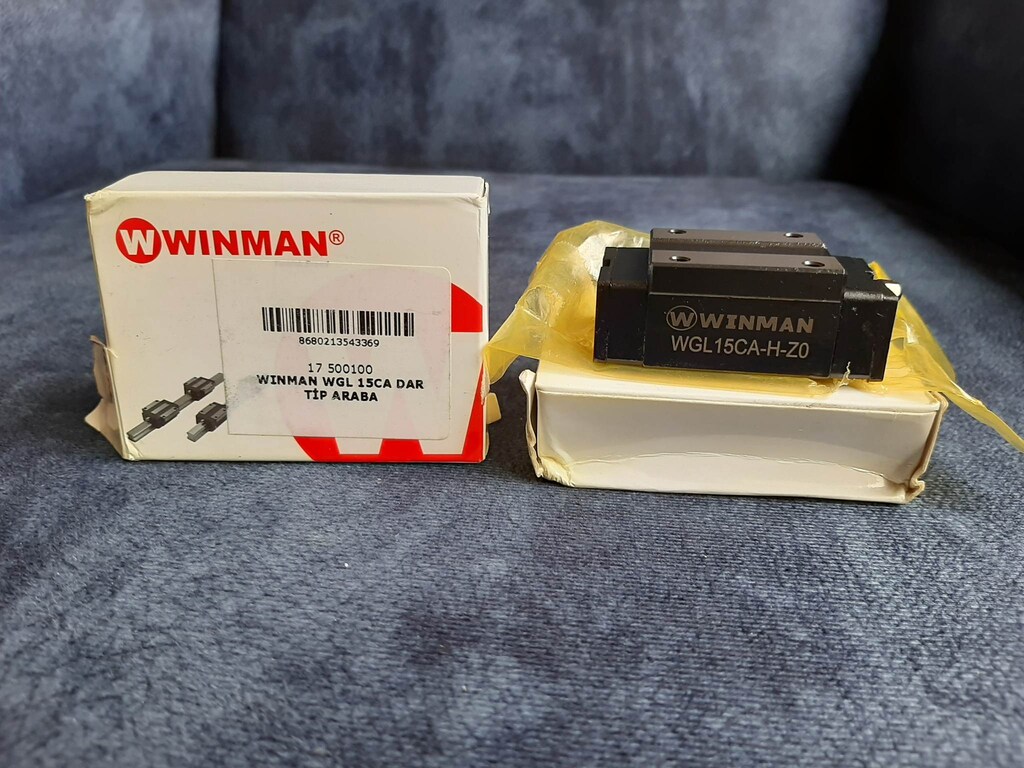 Winman WGL 15CA Bilyalı Rulmanlı Lineer Kılavuz / Lineer Kızak - 2