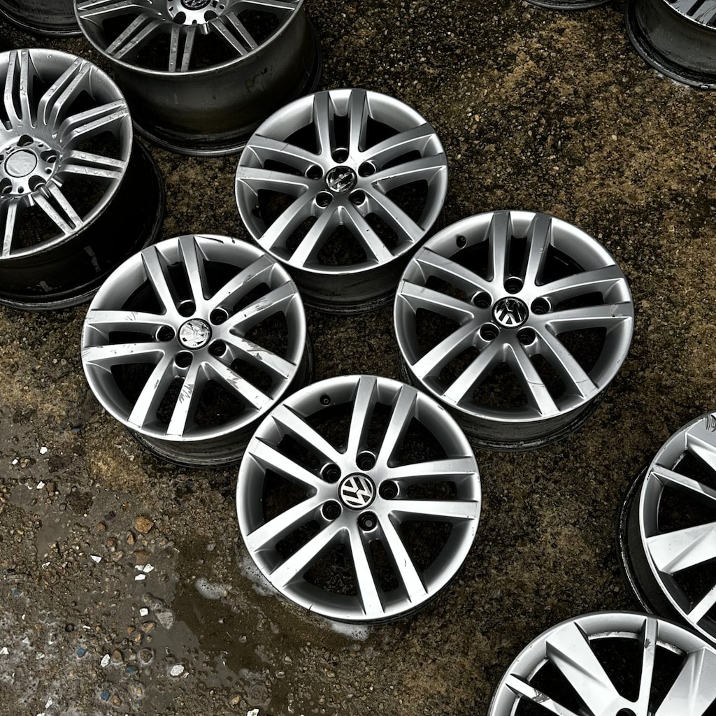 ORİJİNAL 16 inç 5x112 Volkswagen Golf 6 Jant Takımı 2. El - 4